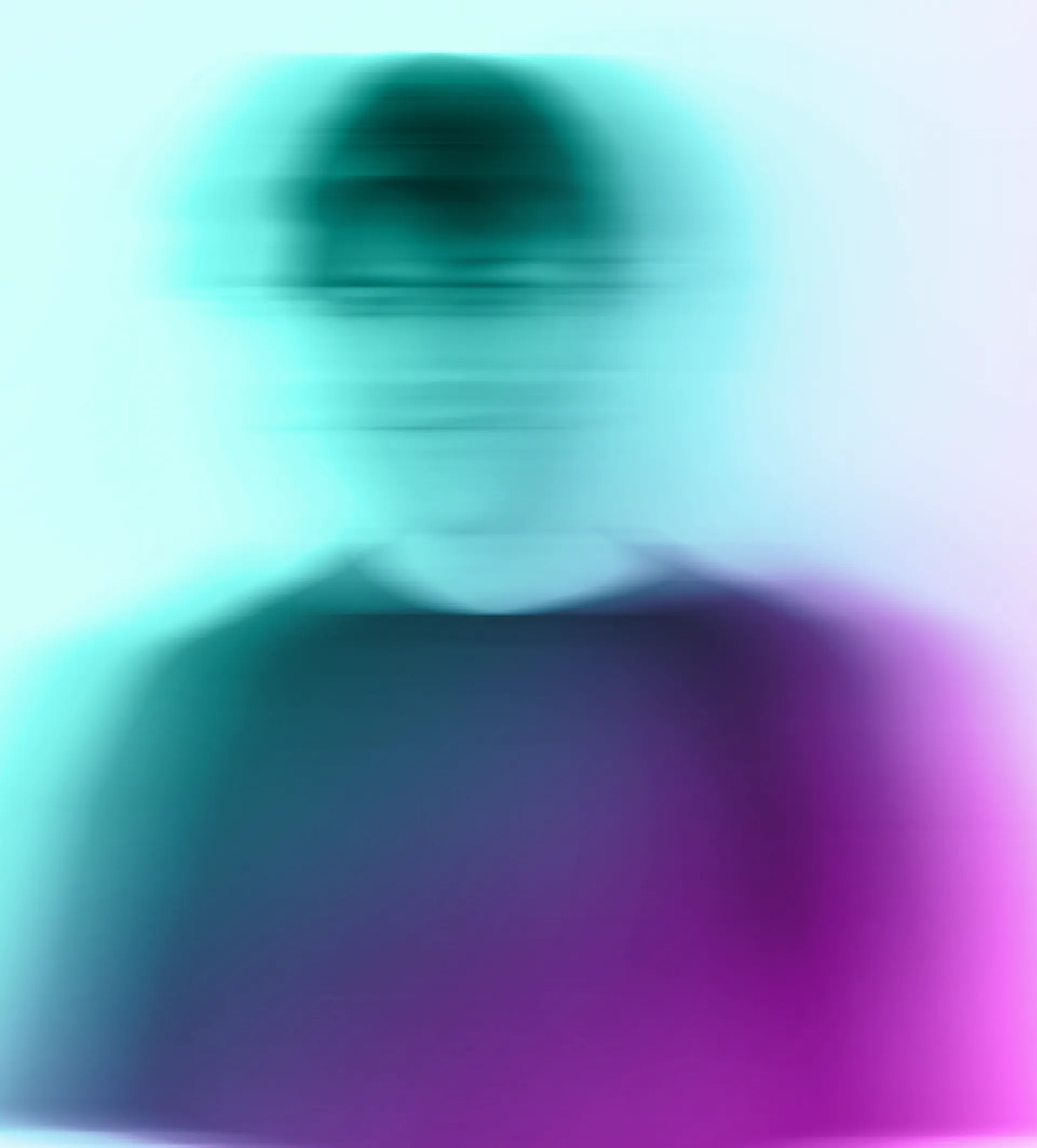 Blurred colurful portrait image.